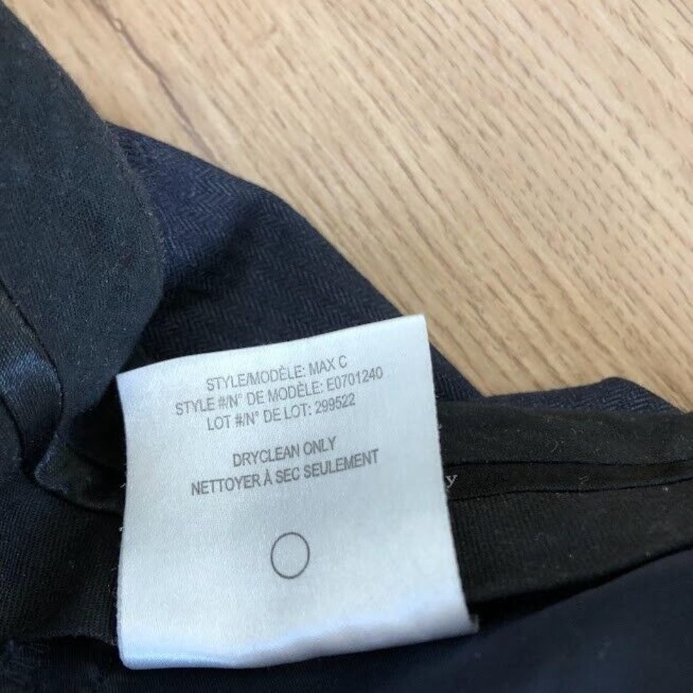 Theory Max C Gray Pants Button Front & Back Zip F… - image 7